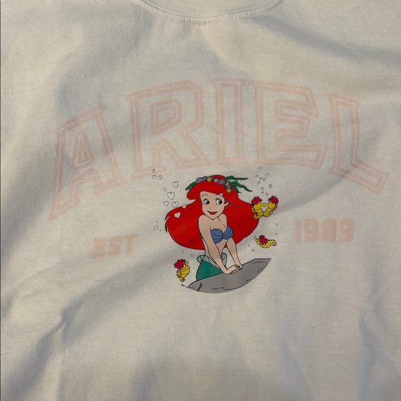 Disney Ariel White Sweatshirt - Picture 2 of 3